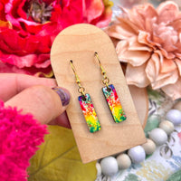 Rainbow Wood Mini Dangles