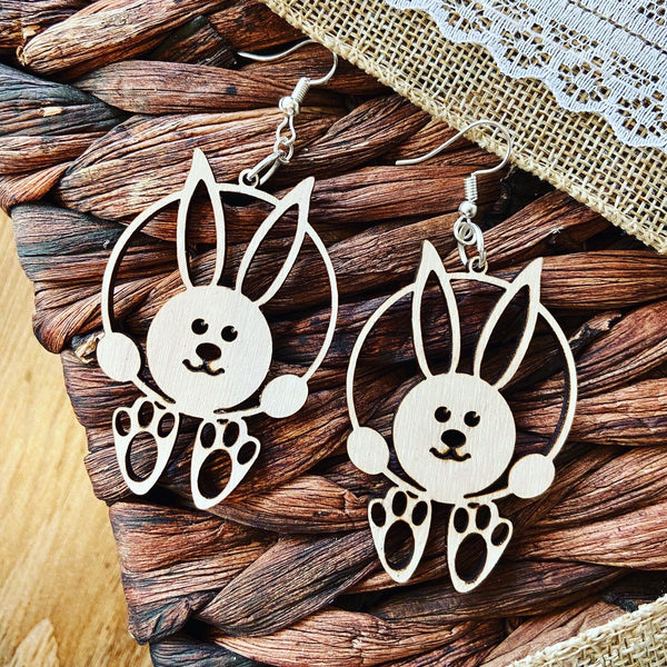 Bunny Rabbit Dangle Earrings