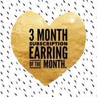 3 Month Subscription to Earring of the Month Club