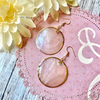 Real Ivory Shell Earrings